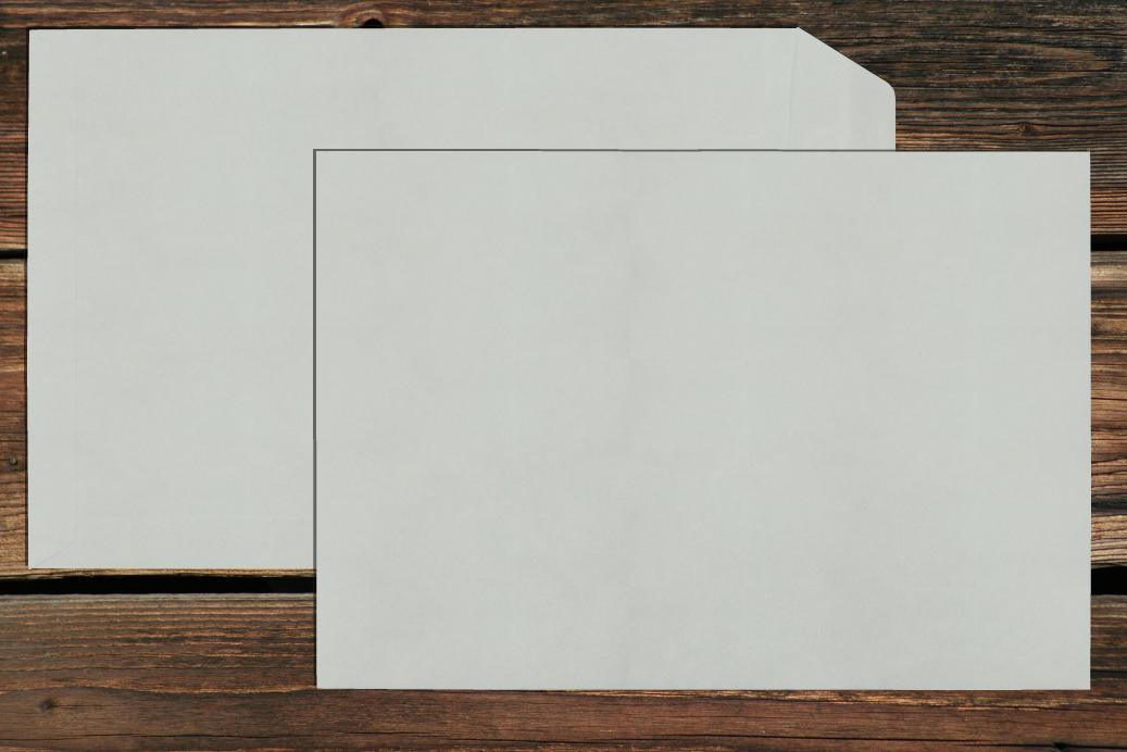 Versandtaschen 220x312 mm Nassklebend Delfingrau 120 g/qm